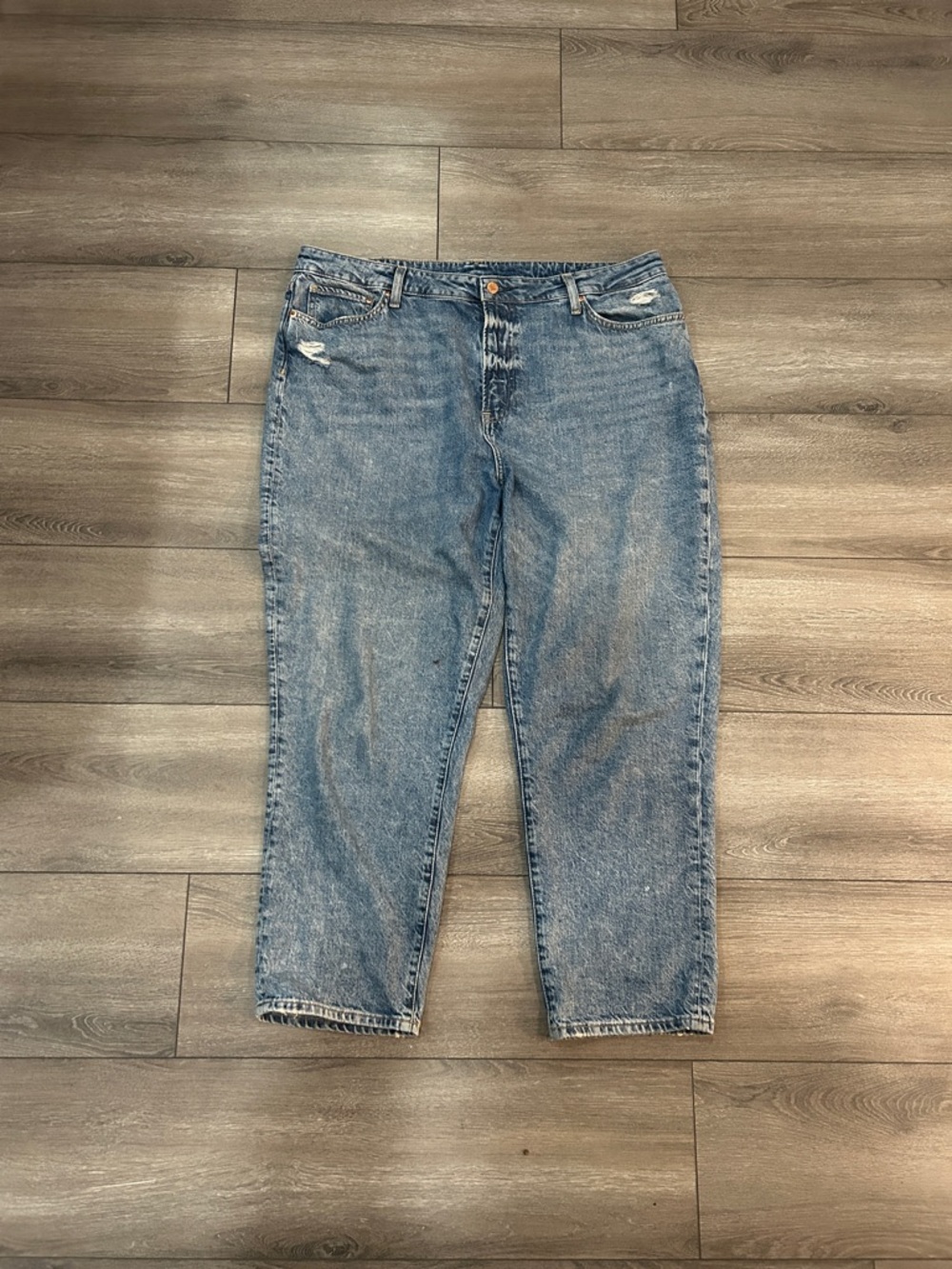 H&M Light Blue Boyfriend Jeans - Relaxed Fit
